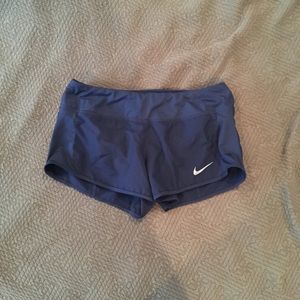 Nike Workout Shorts size Medium. Navy blue